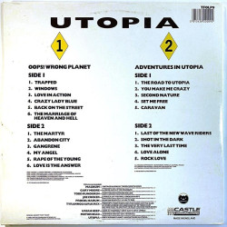 Utopia 1977/1980 TFOLP9 Oops! Wrong Planet / Adventures In Utopia 2LP Used LP