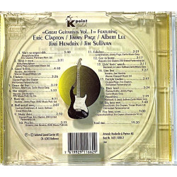 Jimmy Page, Clapton, Hendrix ym. 1994 1621.1028-2 Great Guitarists Vol.1 Used CD