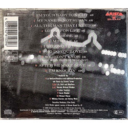 Houston Whitney: I'm Your Baby Tonight  kansi EX levy EX- Käytetty CD