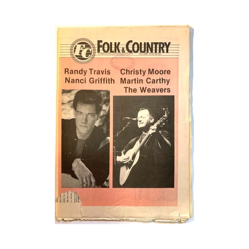 Folk & Country : Randy Travis, Nanci Griffith ym. - used magazine