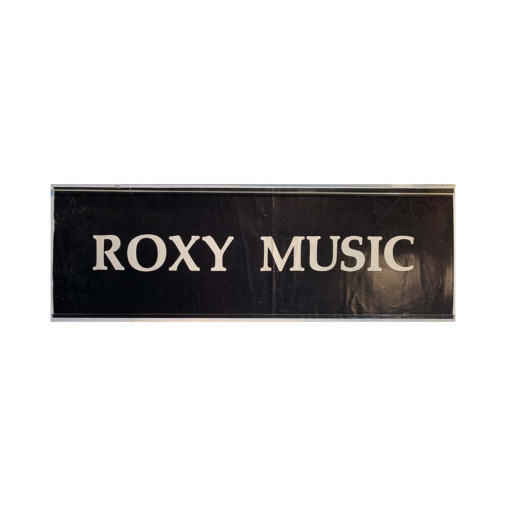 Roxy Music, Begagnat Poster, år 1980’s bredd 77cm  höjd 25 cm Promojuliste 77cm x 25cm