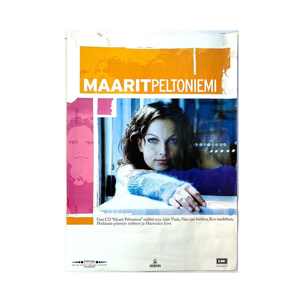 Peltoniemi Maarit - Maarit Peltoniemi : Keikkajuliste 42cm x 59cm - juliste