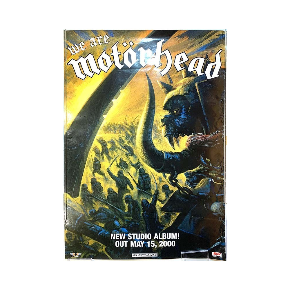 Motörhead - We are Motörhead, Begagnat Poster, år 2000 bredd 84cm  höjd 83 cm Promo juliste 84cm x 83cm