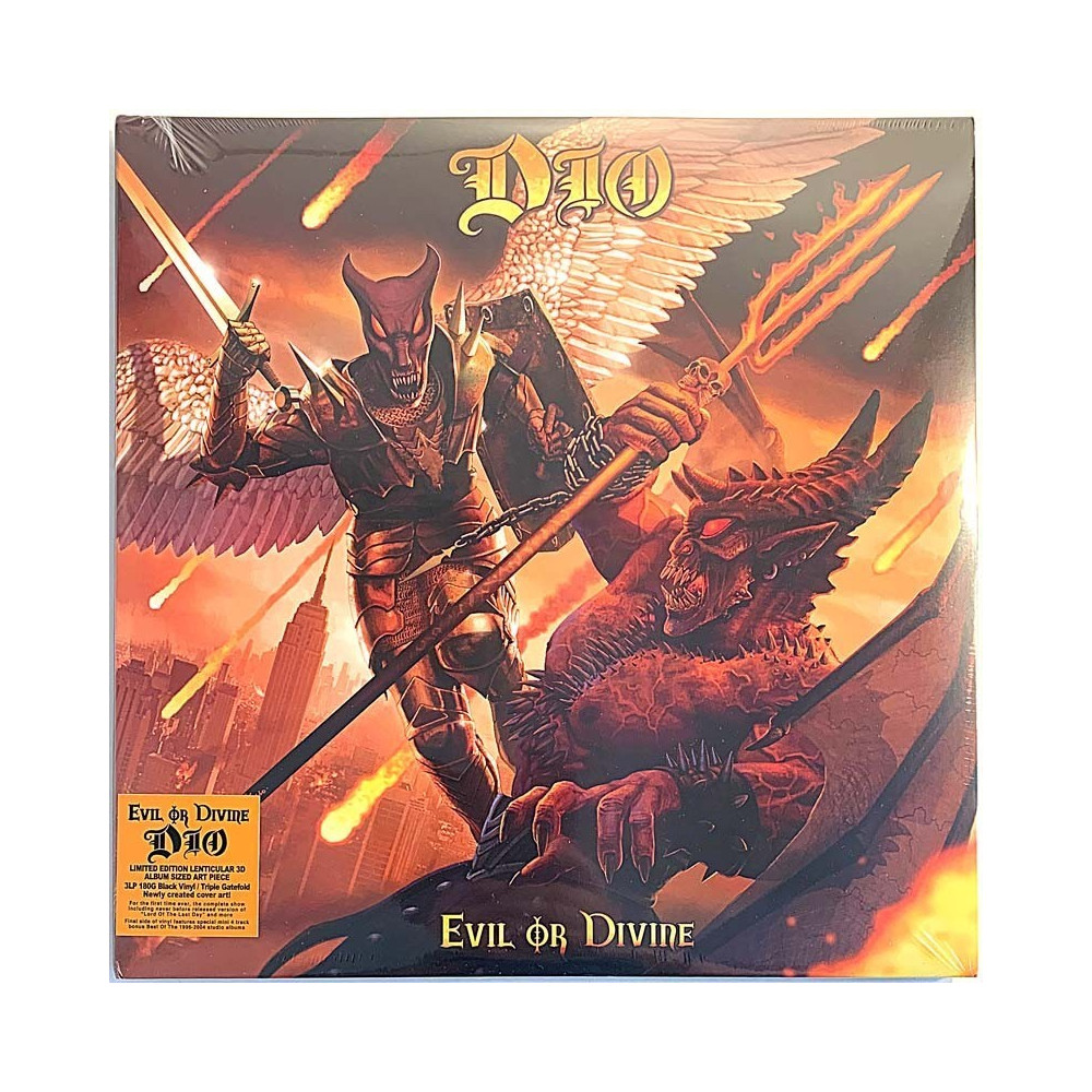 Dio 2003 BMGCAT538629660 Evil  or Divine 3LP Lenticular 3D cover LP