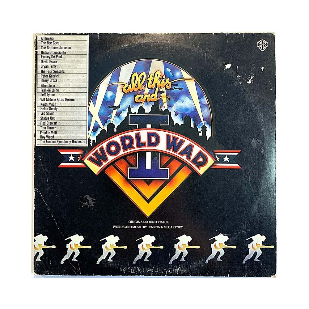 Status Quo, Roy Wood, Keith Moon ym.: all this and World War II soundtrack 2LP  kansi VG- levy EX Käytetty LP