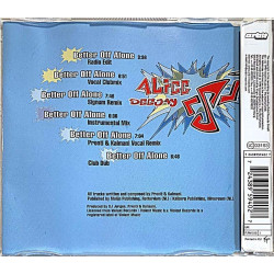 Alice Deejay 1999 8959402 Better Off Alone cd-single Used CD