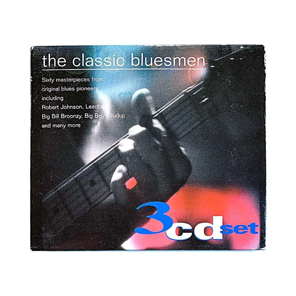 Bukka White, Tampa Red, Roosevelt Sykes ym.: The Classic Bluesmen 3CD  kansi EX levy EX Käytetty CD