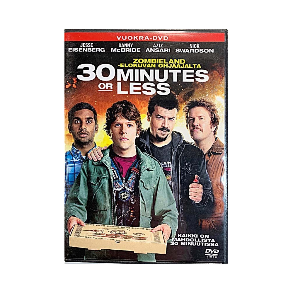 DVD - Elokuva: 30 minutes or less  kansi EX levy EX Käytetty DVD