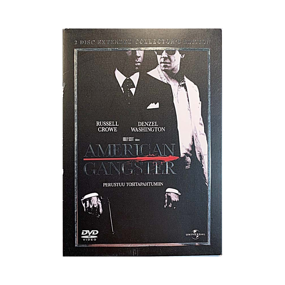 DVD - Elokuva: American gangster 2DVD  kansi EX levy EX Käytetty DVD