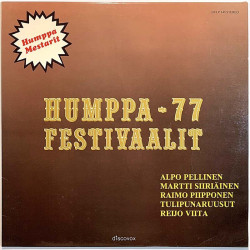 Tulipunaruusut, Martti Siiriäinen ym.: Humppa -77 festivaalit  kansi EX levy EX Käytetty LP