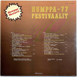 Tulipunaruusut, Martti Siiriäinen ym.: Humppa -77 festivaalit  kansi EX levy EX Käytetty LP