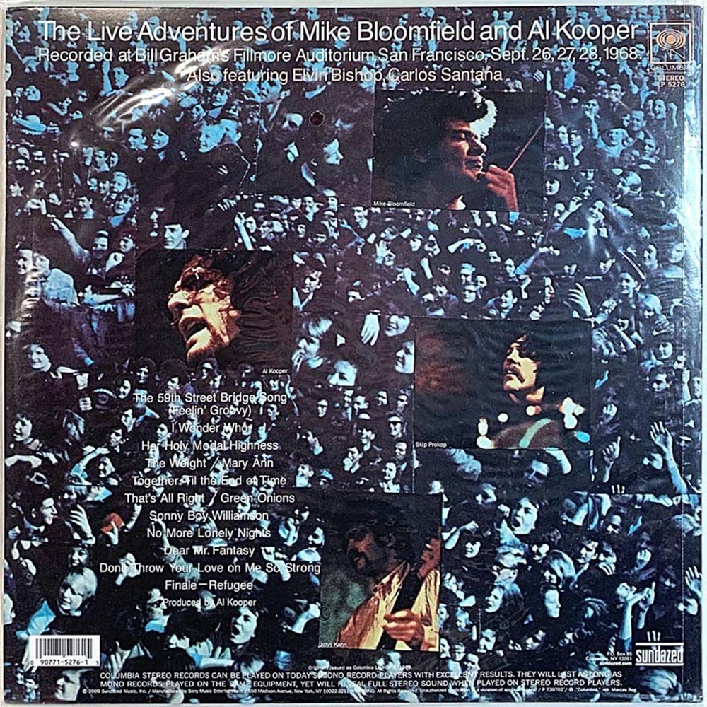Bloomfield Mike and Al Kooper LP, year 1968