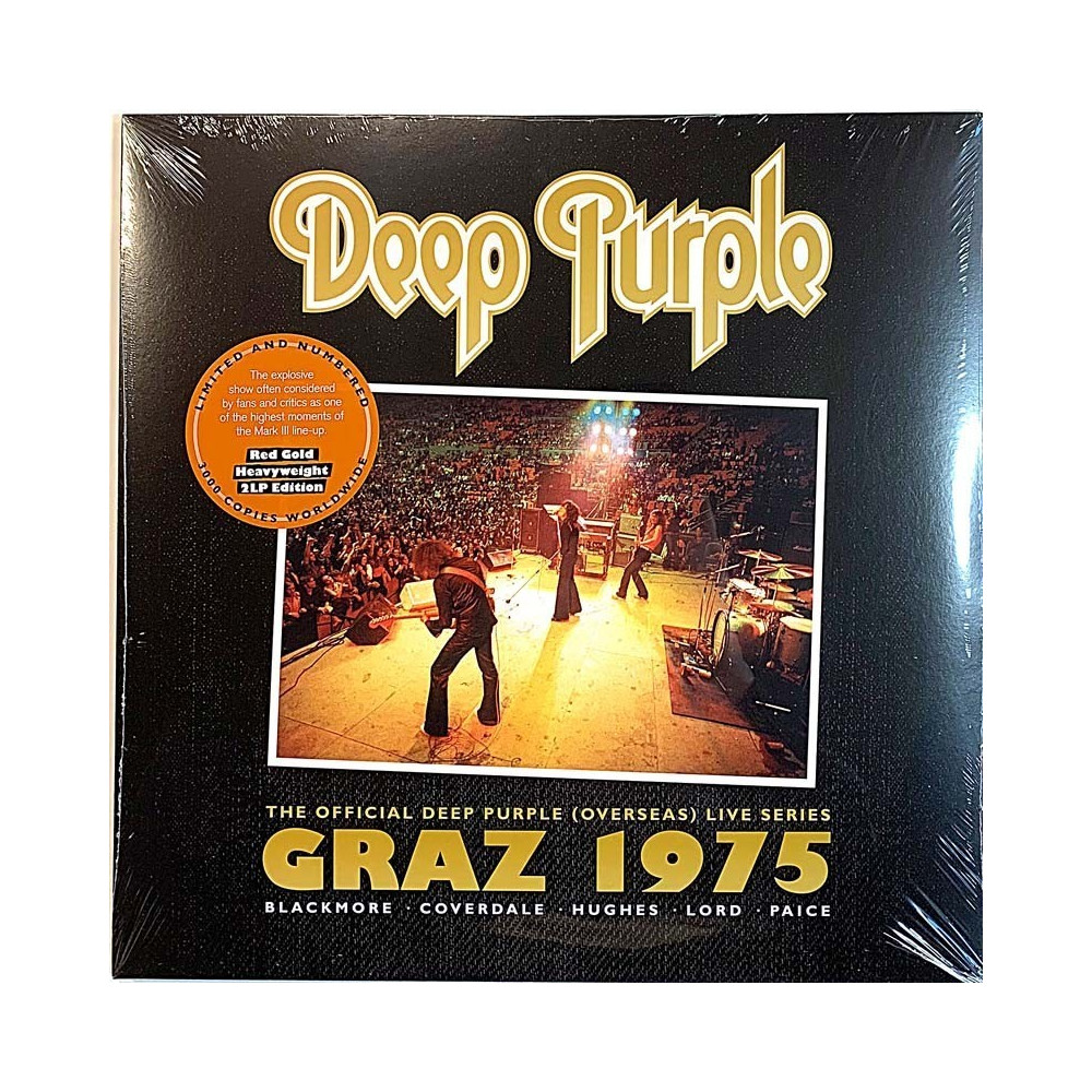 Deep Purple 2021 0216911EMU Graz 1975 2LP red gold vinyl numbered LP