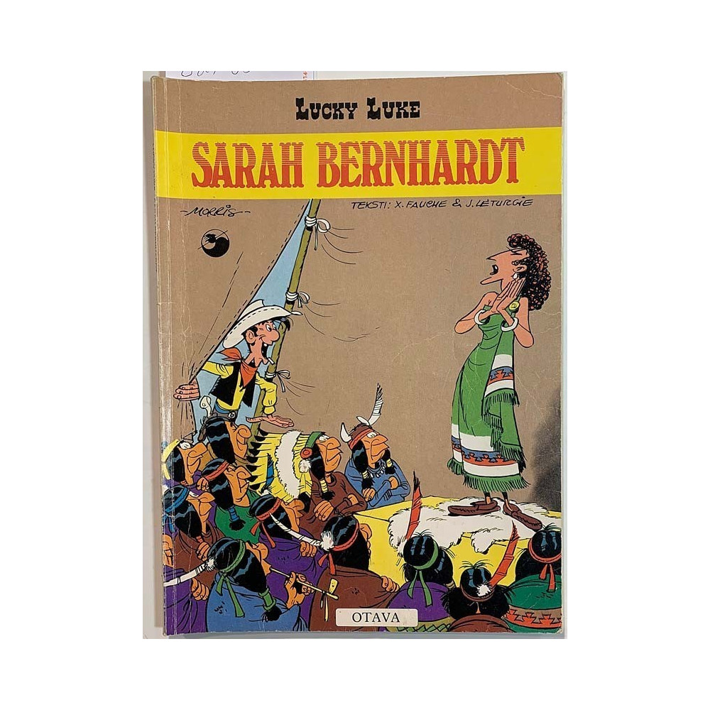 Lucky Luke 1982  Sarah Bernhardt aikakauslehti