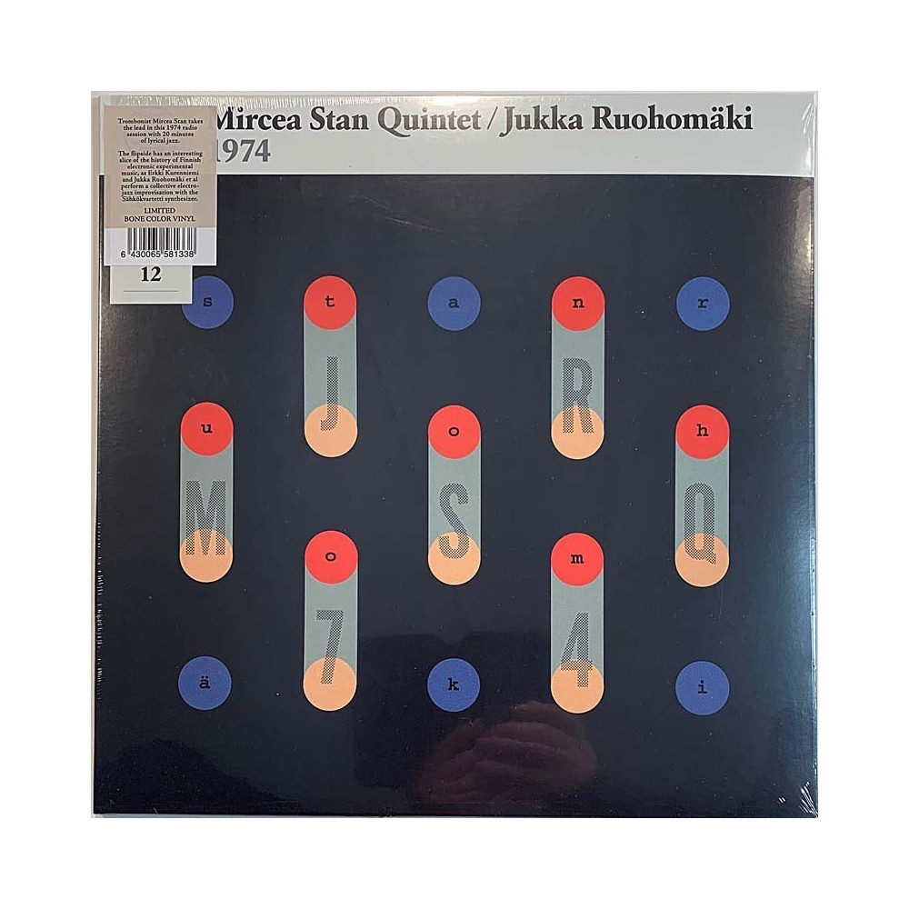 Mircea Stan Quintet / Jukka Ruohomäki 1974 2017 SRE035 Jazz Liisa 12  LP
