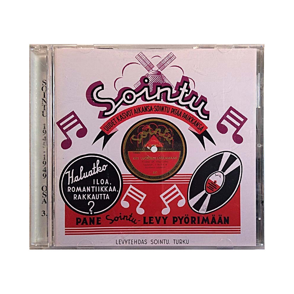 A. Aimo, Georg Malmsten ym. 1945-1949 FFCD 1022 Sointu 1945-1949 osa 3. Used CD