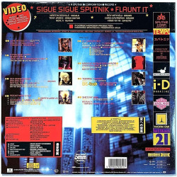 Sigue Sigue Sputnik: Flaunt It  kansi EX levy VG+ Käytetty LP