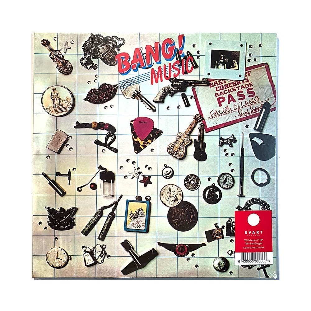 Bang: Music LP + 7”-EP red vinyl  kansi  levy  uusi LP