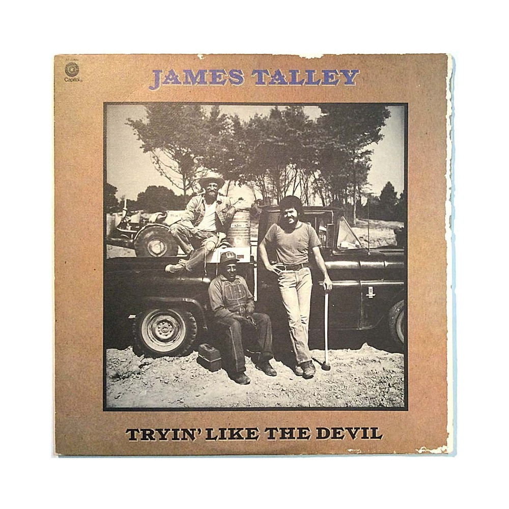 Talley James: Tryin' Like The Devil  kansi G- levy EX Käytetty LP