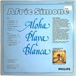 Afric Simone: Aloha Playa Blanca  kansi VG+ levy EX Käytetty LP