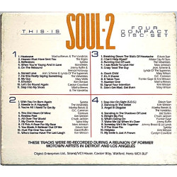 Syreeta, Marvelettes, Mary Wells ym.: This is Soul-2 4CD  kansi EX levy EX Käytetty CD