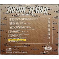Fender Freddy 1990’s CD 11003 16 greatest hits Used CD