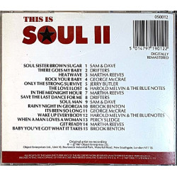 Sam & Dave, Percy Sledge, Martha Reeves ym.: This is soul II  kansi VG+ levy EX Käytetty CD