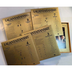 Fredi, Kirka, Markku Aro, Eino Grön ym. 1976 VPS 9251-9258 Lauantaitanssit 8LP Used LP