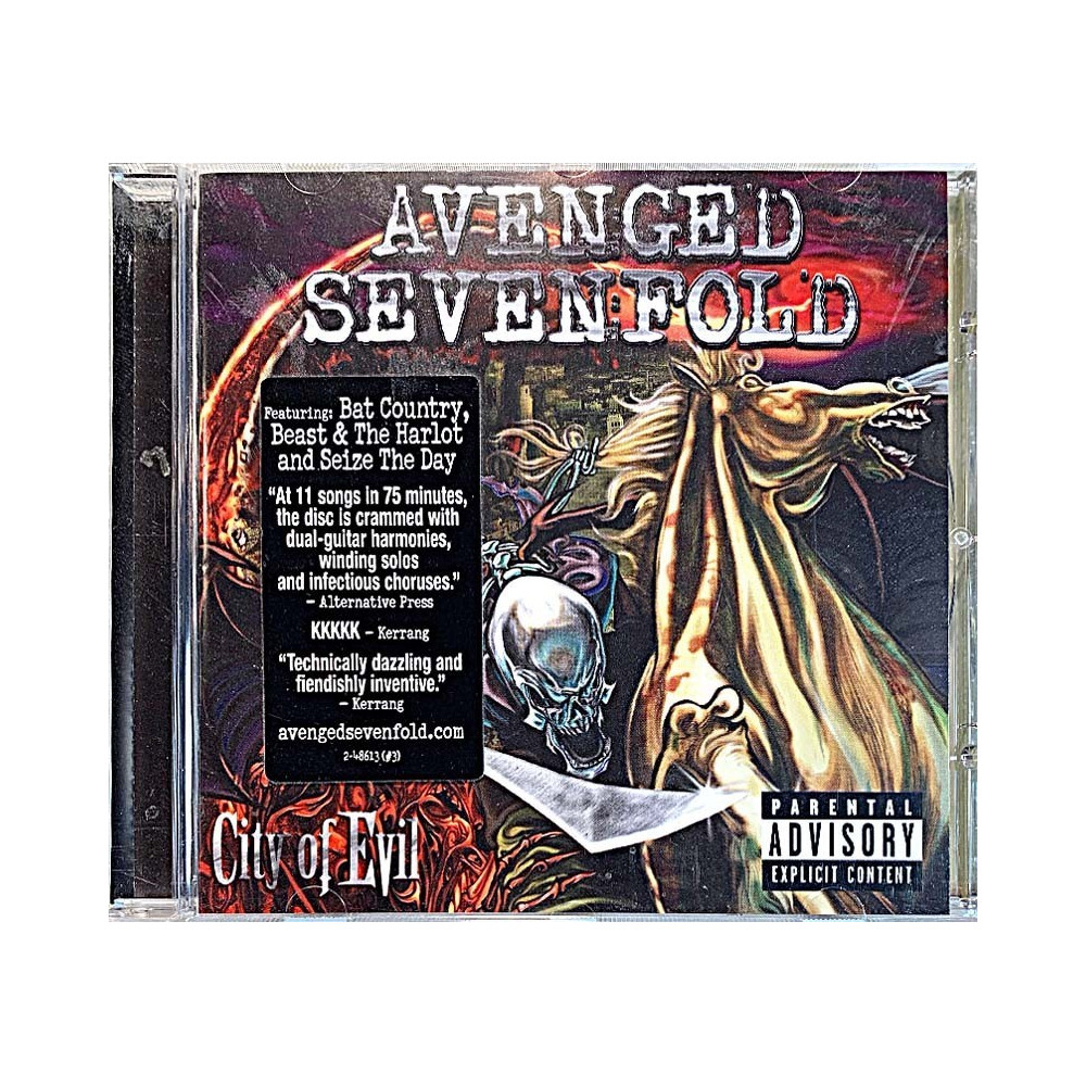 Avenged Sevenfold: City Of Evil  kansi EX levy EX Käytetty CD