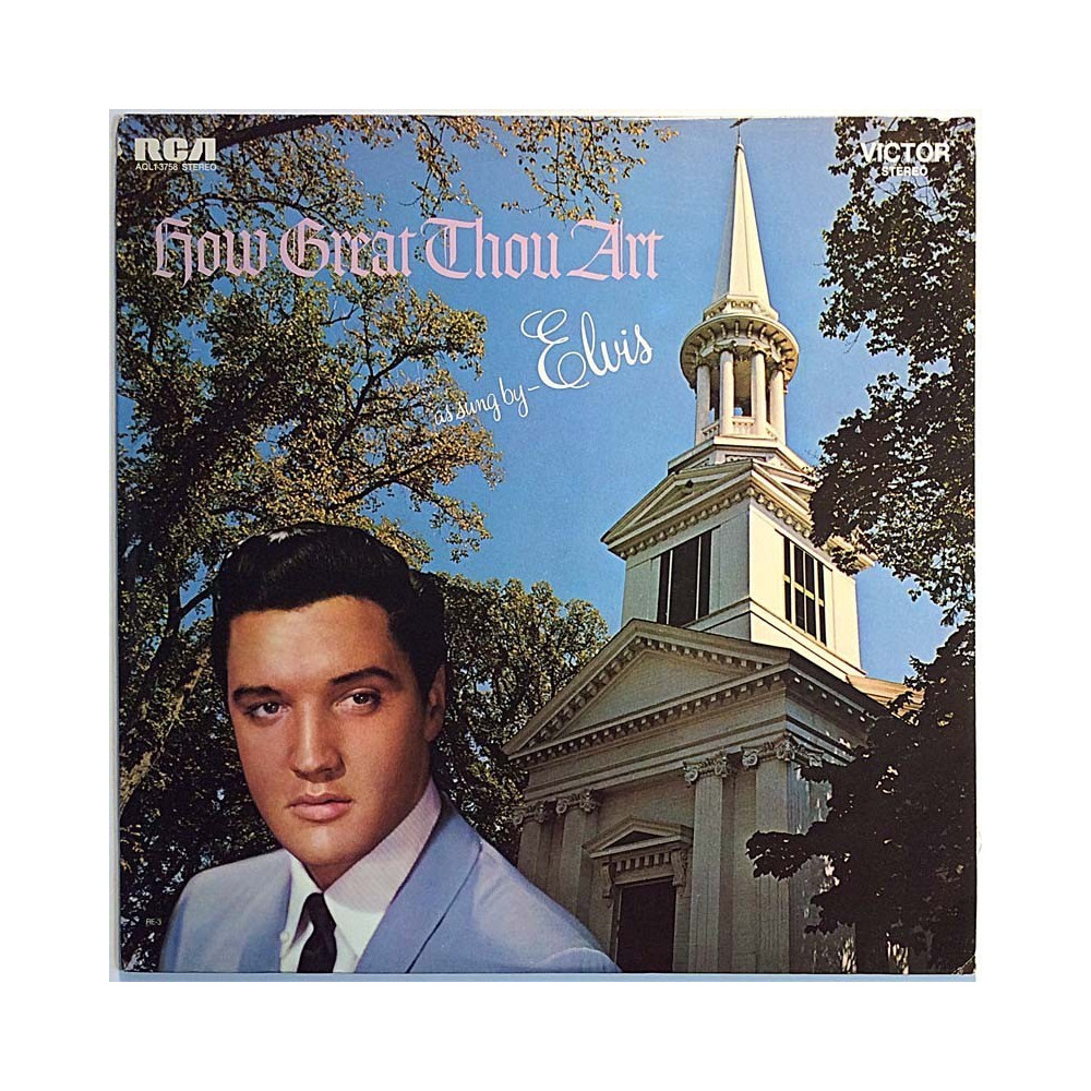 Elvis: How Great Thou Art  kansi VG- levy EX Käytetty LP