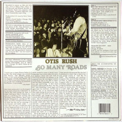 Rush Otis: So Many Roads (Live In Concert)  kansi EX levy EX Käytetty LP