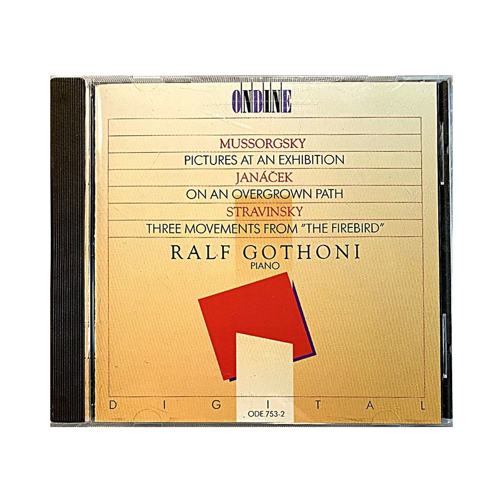 Mussorgsky - Janacek - Stravinsky: Ralf Gothoni piano  kansi EX levy EX Käytetty CD