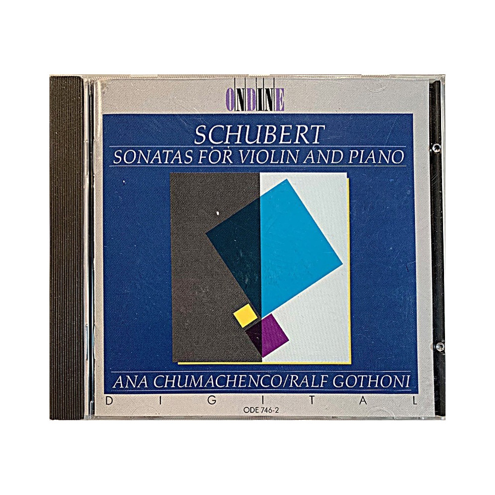 Schubert - Ana Chumachenco 1990 ODE 746-2 Sonatas for violin and piano CD Begagnat