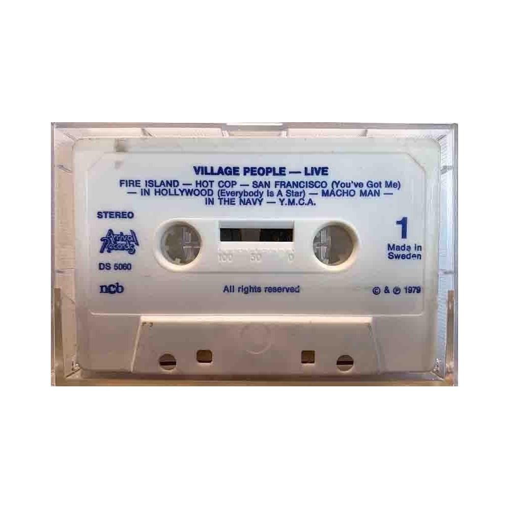 Village People 1979 DS 5060 Live and Sleazy Kassett