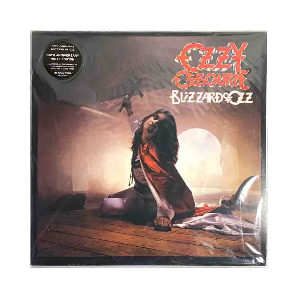 Osbourne Ozzy : Blizzard  of Ozz 30th anniversary edition - uusi LP