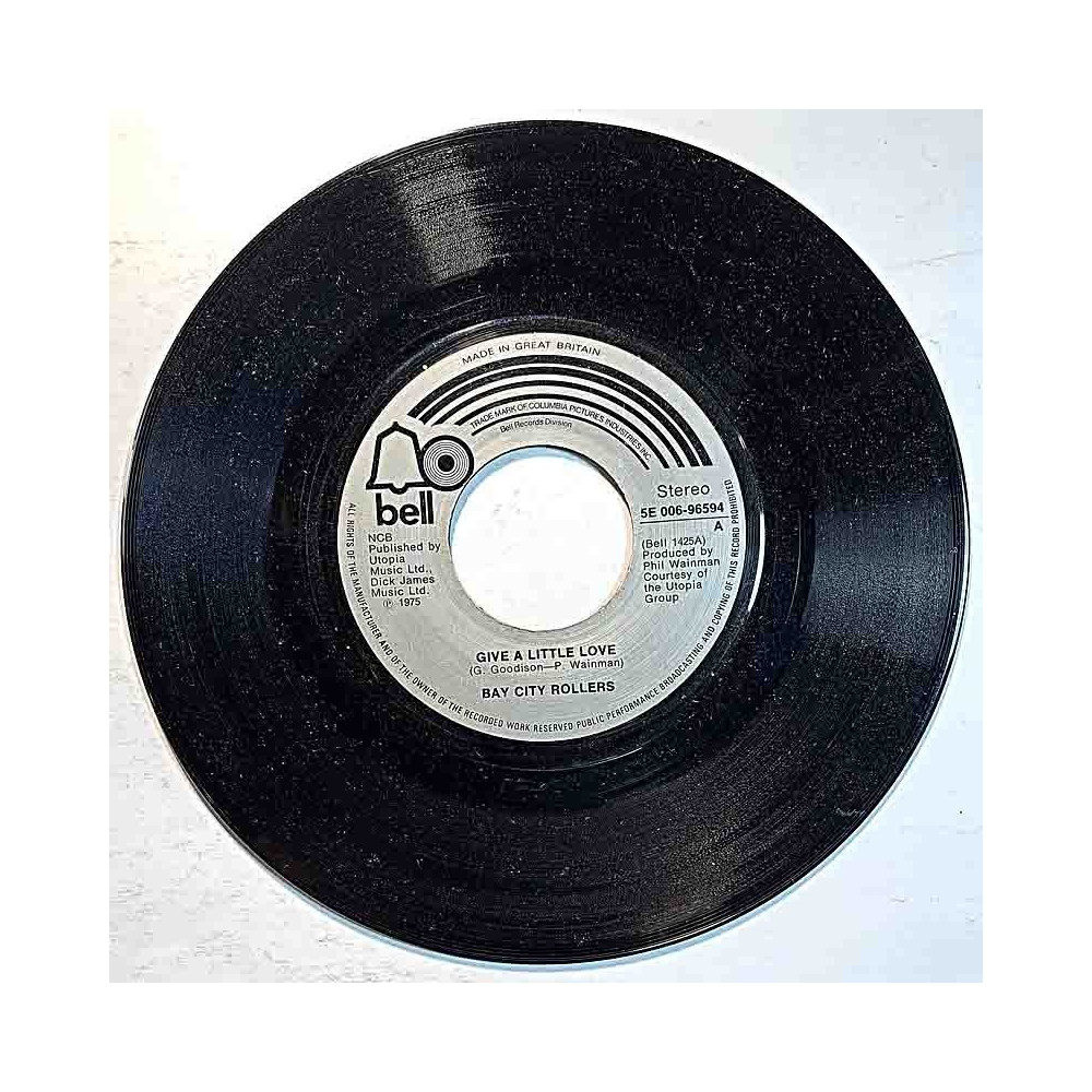 Bay City Rollers 1975 5E 006-96594 Give a littlelove / She?ll be crying ove you begagnad singelskiva