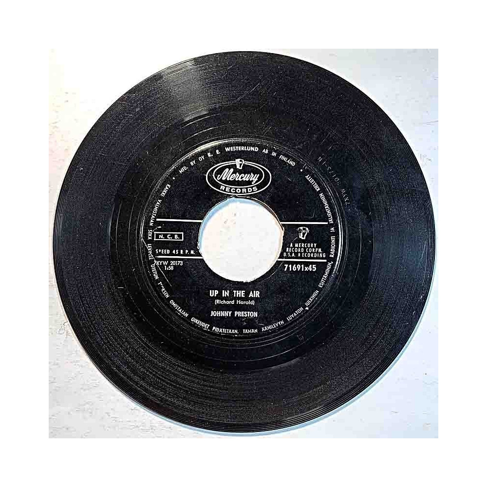 Preston Johnny 1960 71691X45 Up in the air / Charming Billy begagnad singelskiva