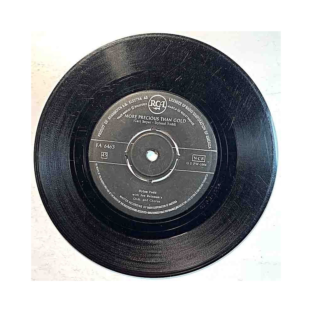 Todd Dylan 1956 FA 6463 The ballad of James Dean / More precious than gold second hand single