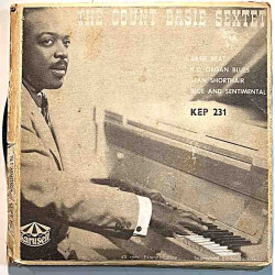 Count Basie Sextet / Louis Armstrong 1963 KEP 231 Basie Beat EP + Take it,Satch! EP begagnad singelskiva