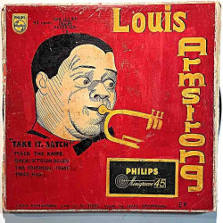Count Basie Sextet / Louis Armstrong 1963 KEP 231 Basie Beat EP + Take it,Satch! EP begagnad singelskiva