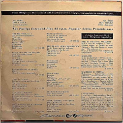Asmussen Svend: Hot fiddle EP  kansi VG levy G+ käytetty vinyylisingle PS