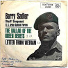 Sadler Barry 1966 47-8739 The ballad of the Green Berets / Letter fron Vietnam second hand single