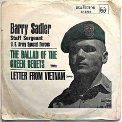 Sadler Barry 1966 47-8739 The ballad of the Green Berets / Letter fron Vietnam second hand single