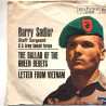 Sadler Barry Staff Sergeant 1966 47-8739 Ballad of the Green Berets / Letter from Vietnam second hand single