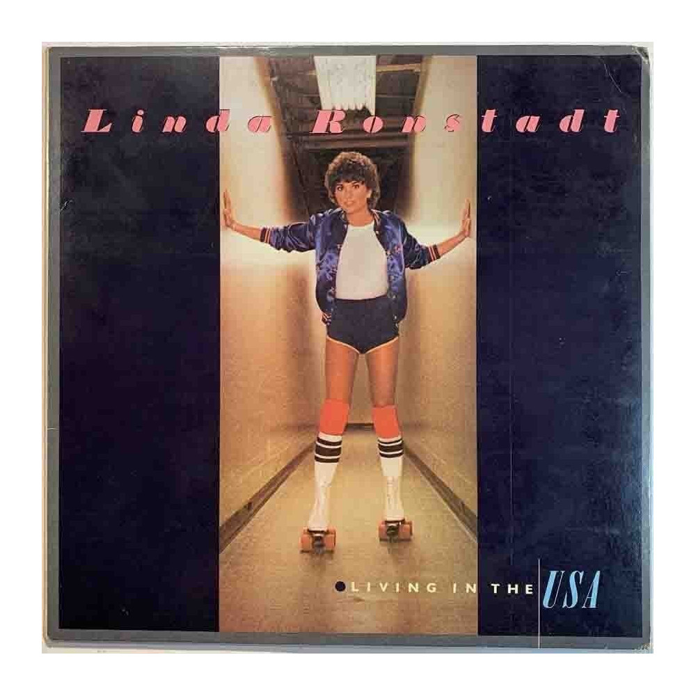 Ronstadt Linda: Living in the USA  kansi VG levy EX Käytetty LP