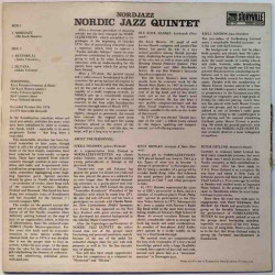 Nordic Jazz Quintet 1975 SLP 259 Nordjazz Used LP