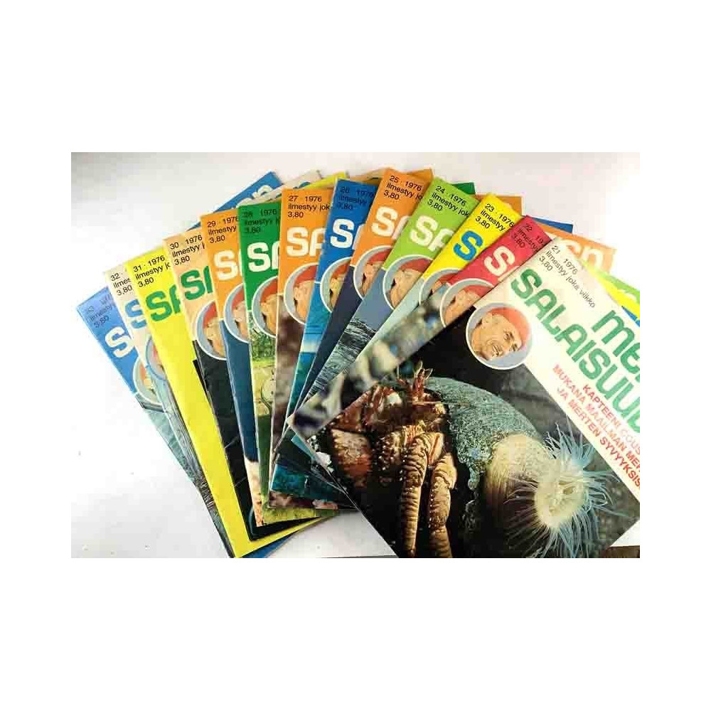 Merten Salaisuudet 1976 21 - 30 1976 numerot 21-30 begagnade magazine