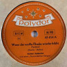 Zacharias Helmut 1954 49 454 Wenn weisse flieder wieder blüht / hörst du mein stenkaka 78-varvare