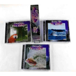 Relax with sounds of Nature 1997 SDN 2691 Whales / Ocean’s / Rain Forest 3CD Used CD