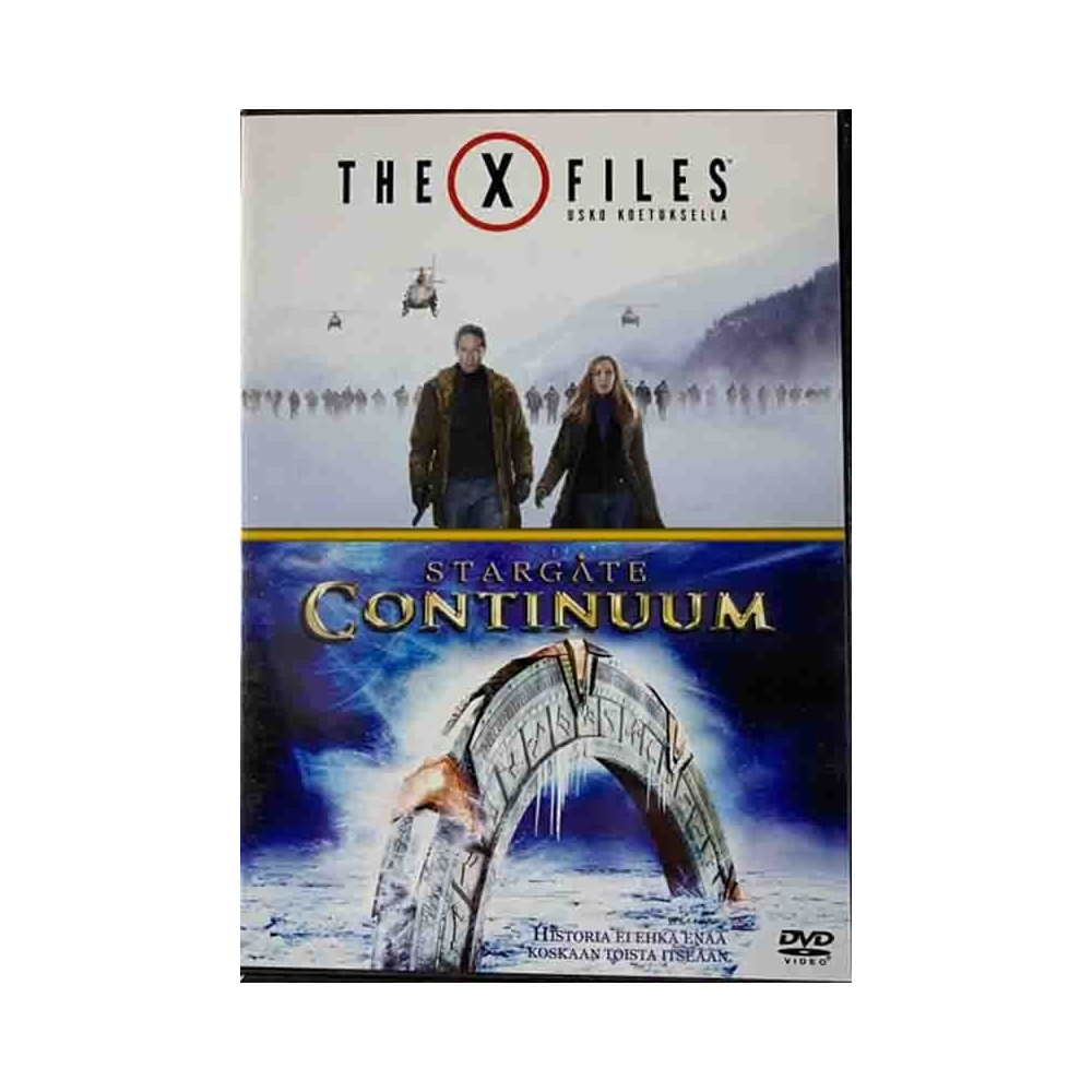 DVD - Elokuva 2008  The X Files / Stargate Contimuum 2DVD DVD Begagnat